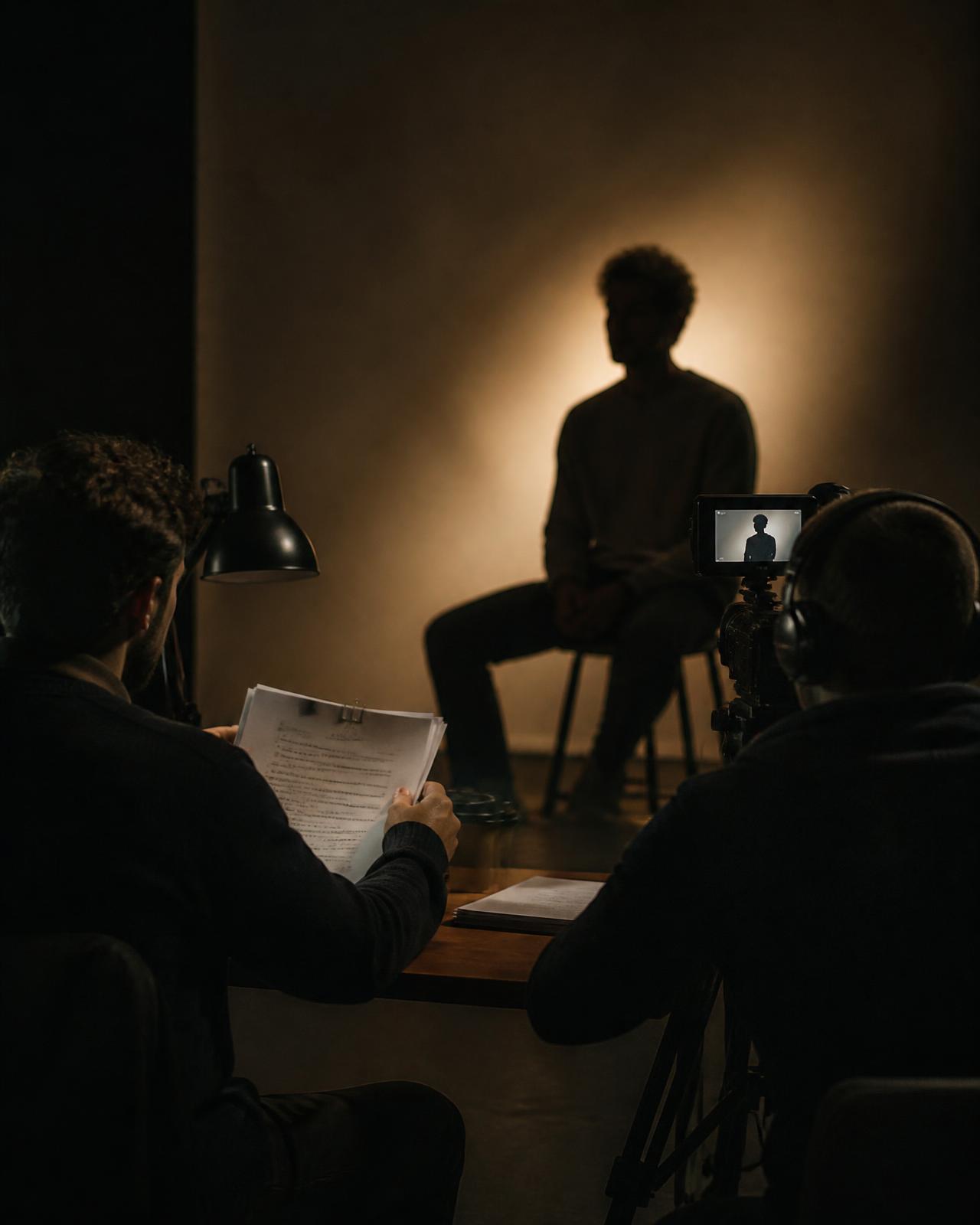 Casting session in progress